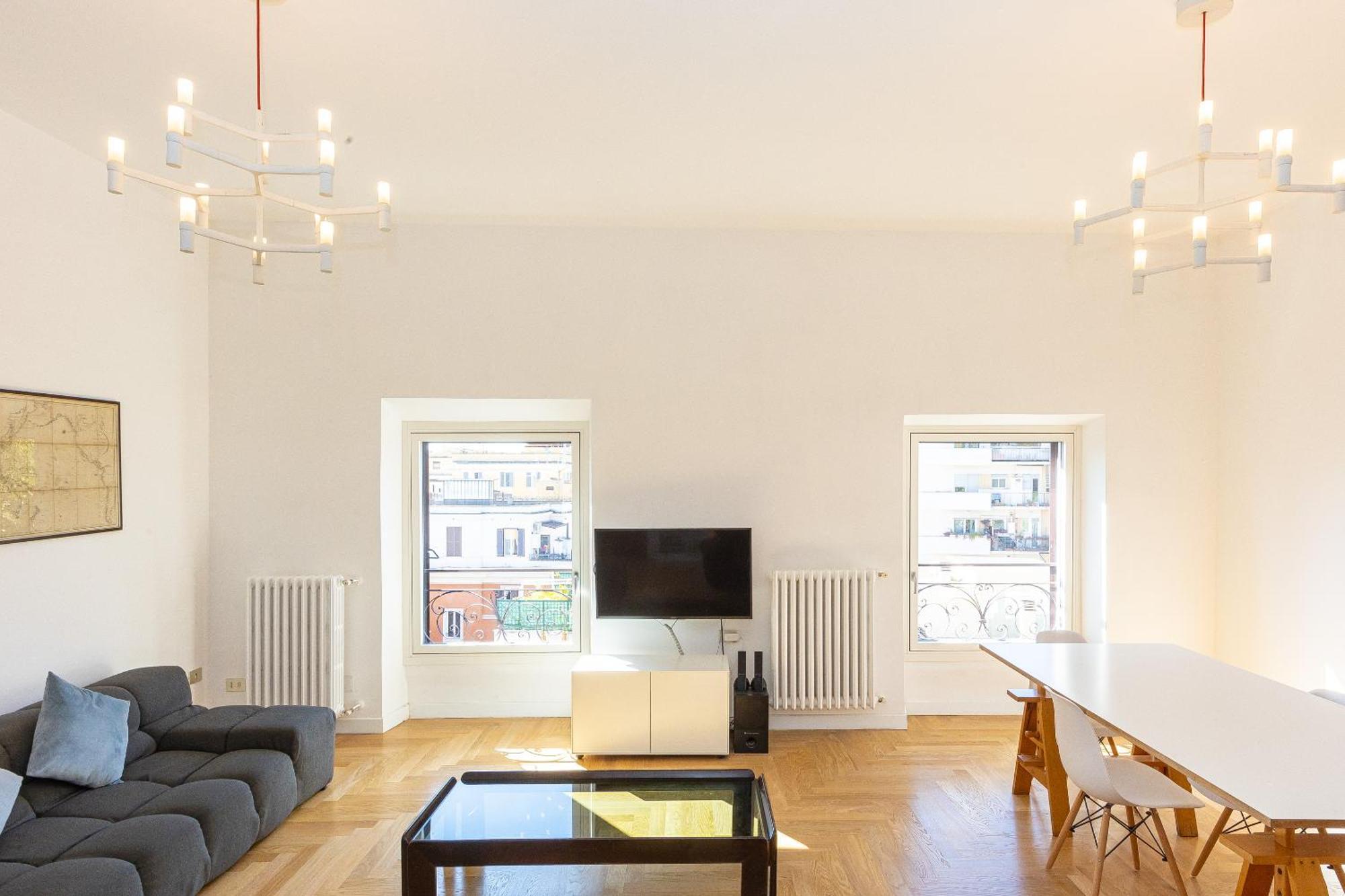 Giulio Cesare Penthouse Rental In Рим Екстериор снимка