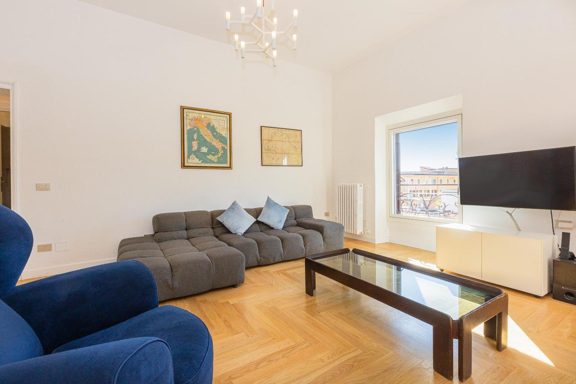Giulio Cesare Penthouse Rental In Рим Екстериор снимка