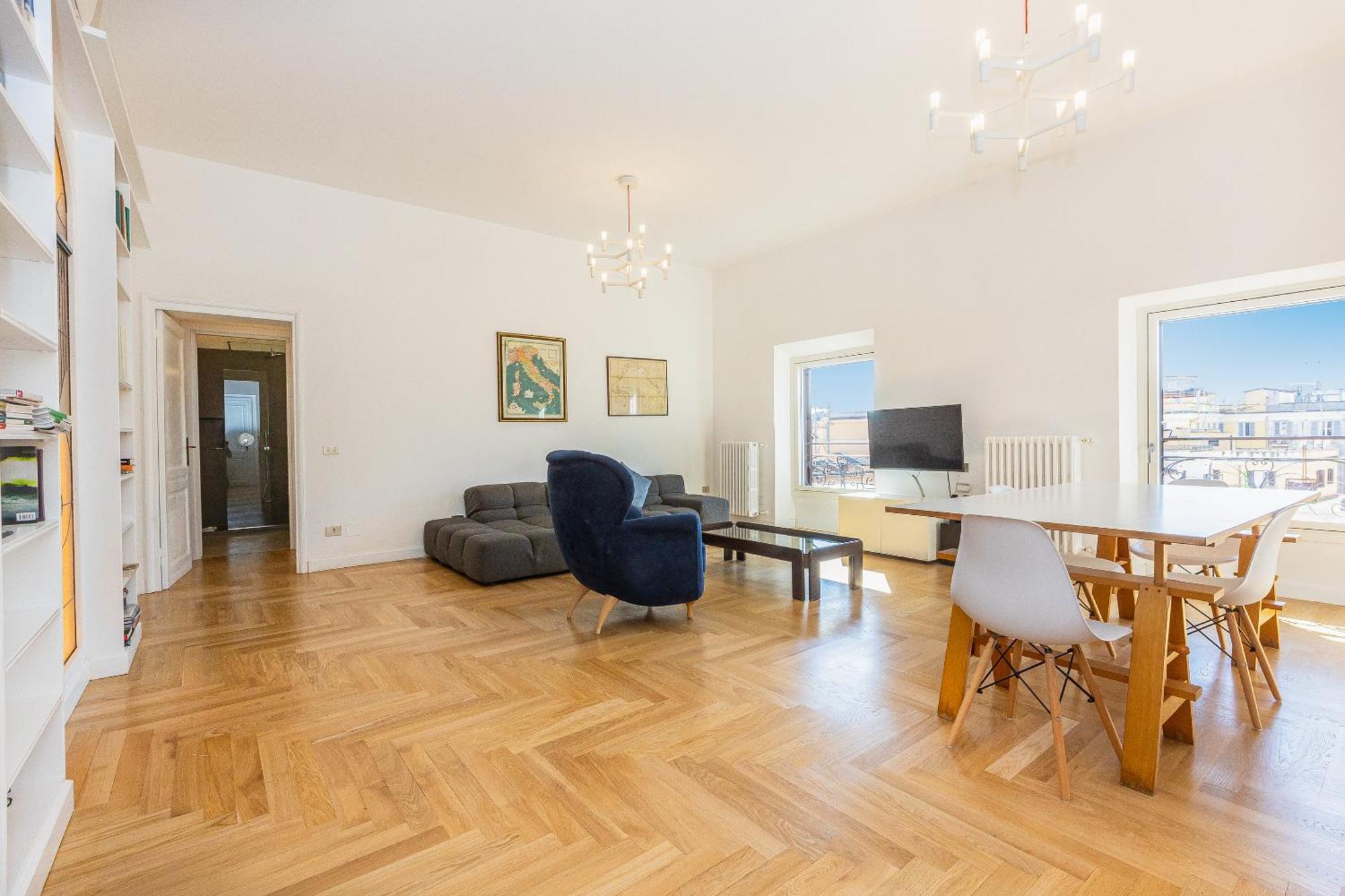 Giulio Cesare Penthouse Rental In Рим Екстериор снимка